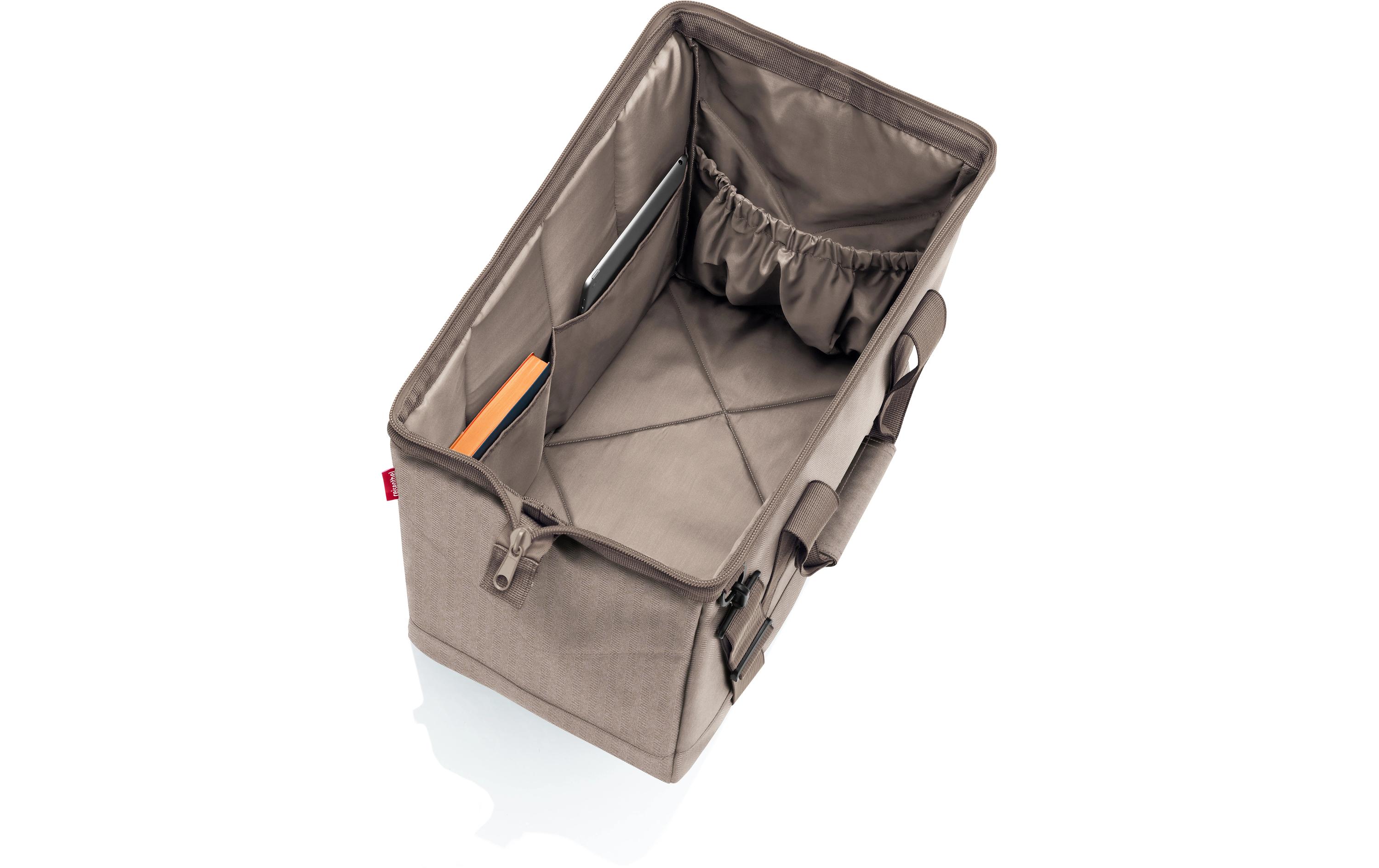 Reisenthel Umhängetasche Allrounder L Herringbone Mokka
