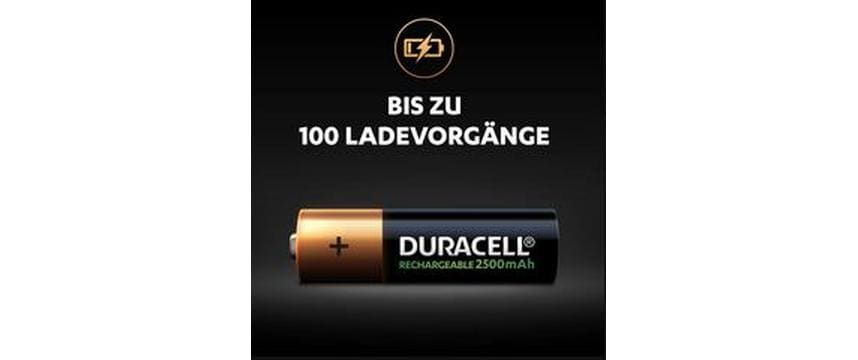 Duracell Akku Rechargeable AA 2500 mAh 2 Stück Duracell Akku Rechargeable AA 2500 mAh 2 Stück