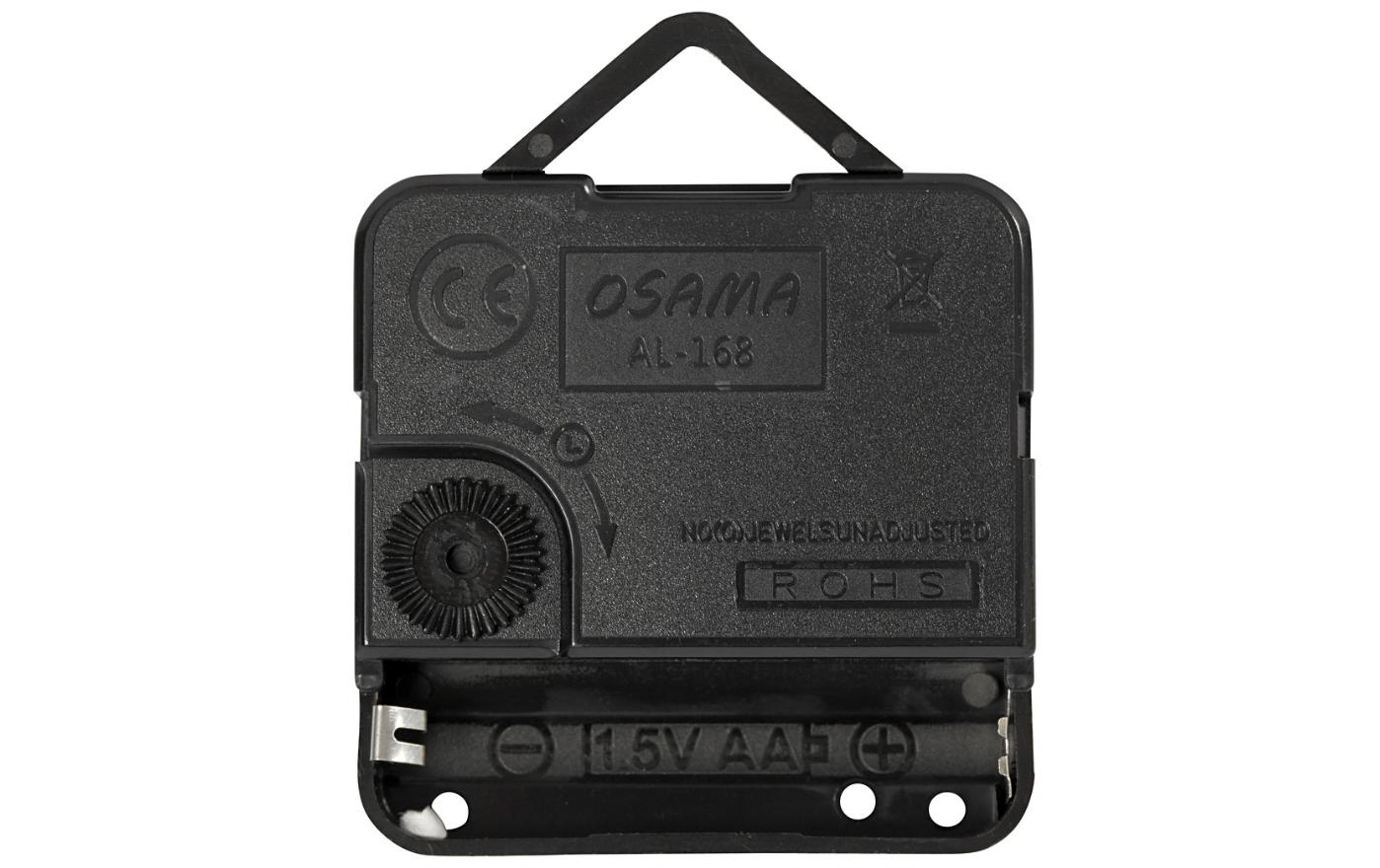 Creativ Company Uhrwerk Schwarz, max. Plattenstärke: 6 mm