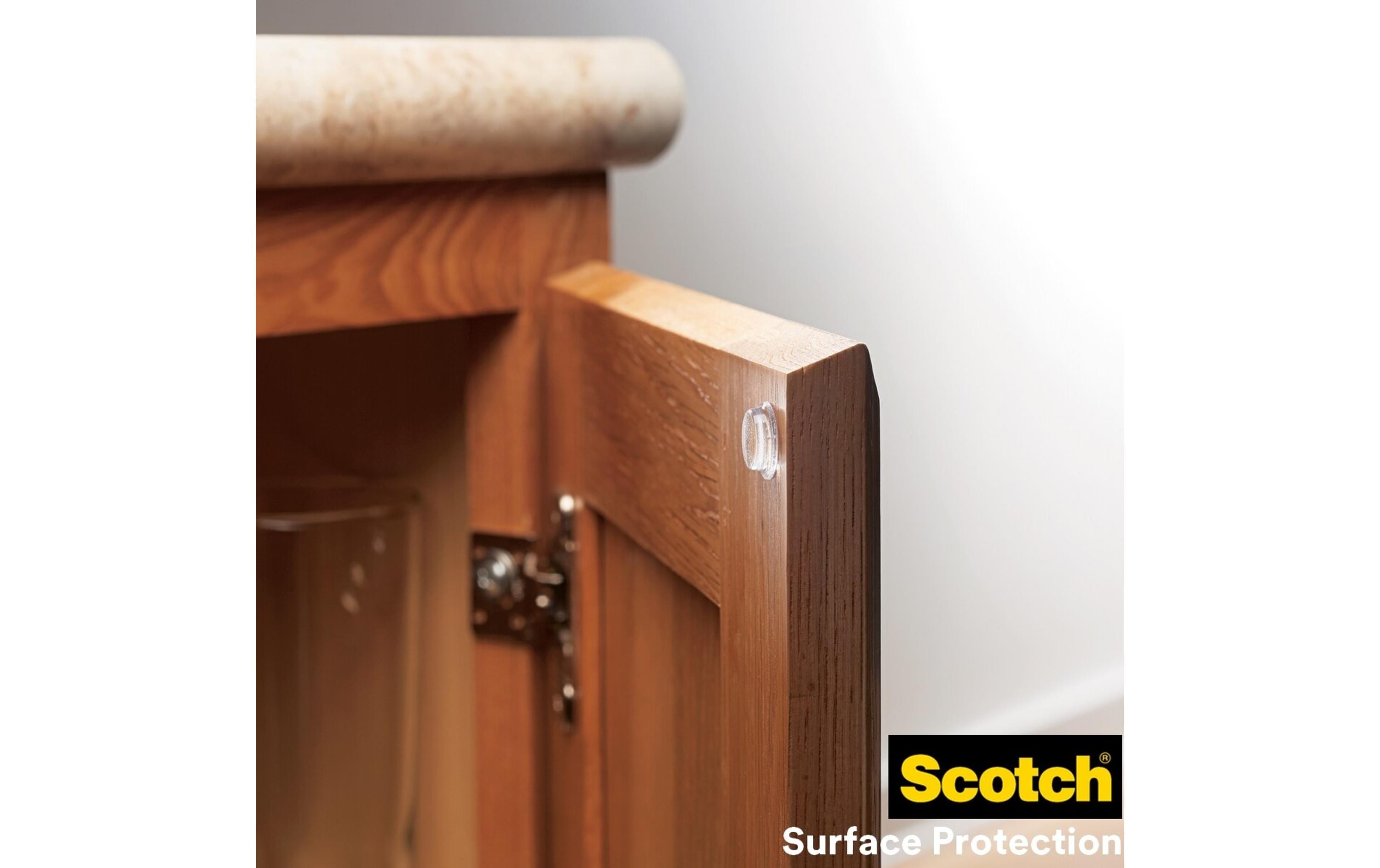 3M Schutzpuffer Anti Shock, Ø 8 mm, Transparent, 16er Pack