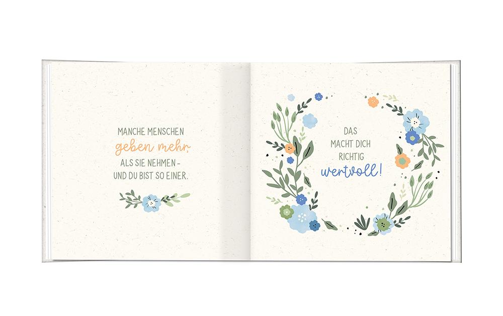 Grafik Werkstatt Minibuch Schön, dass es dich gibt