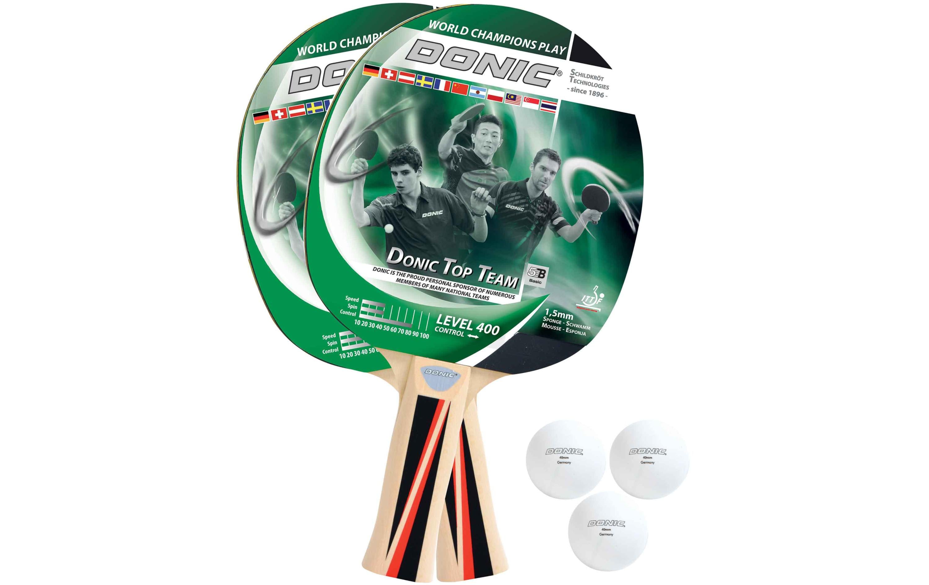 DONIC Schildkröt Tischtennis Set Top Team 400
