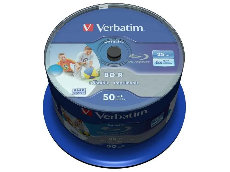 Verbatim BD-R 25 GB, Spindel (50 Stück)