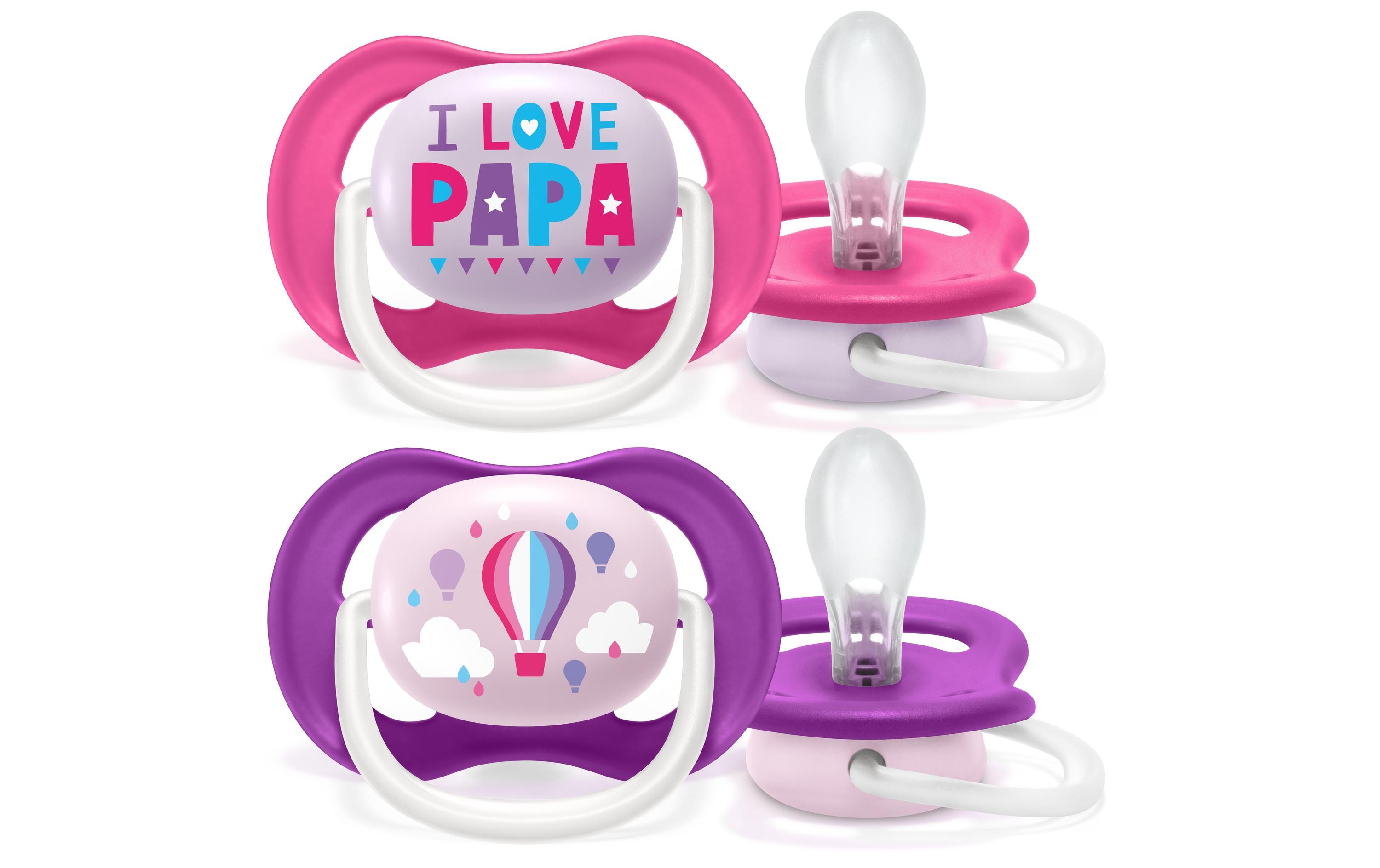 PHILIPS AVENT Nuggi Ultra Air Happy Papa & Balloon 6-18 Mt. PHILIPS AVENT Nuggi Ultra Air Happy Papa & Balloon 6-18 Mt.