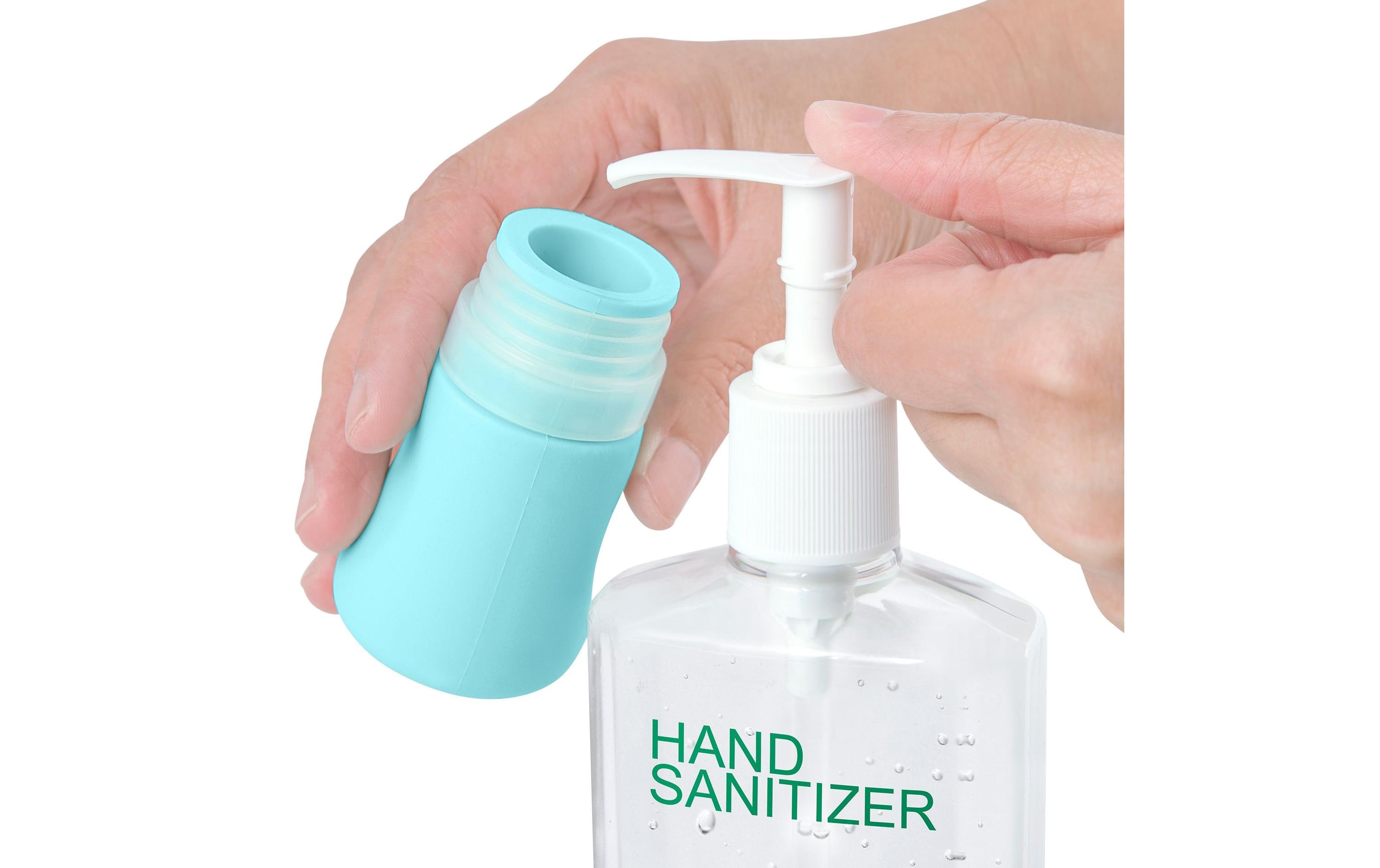 diaqua® Kosmetikflaschen 3er Set, Türkis/Hellgrün/Grau