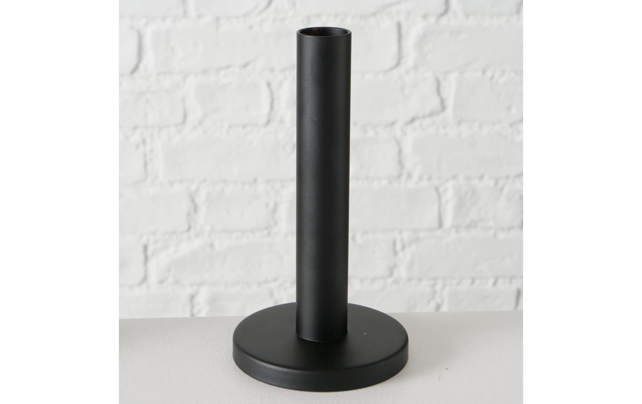 Boltze Kerzenhalter Malko 3-teilig, Schwarz