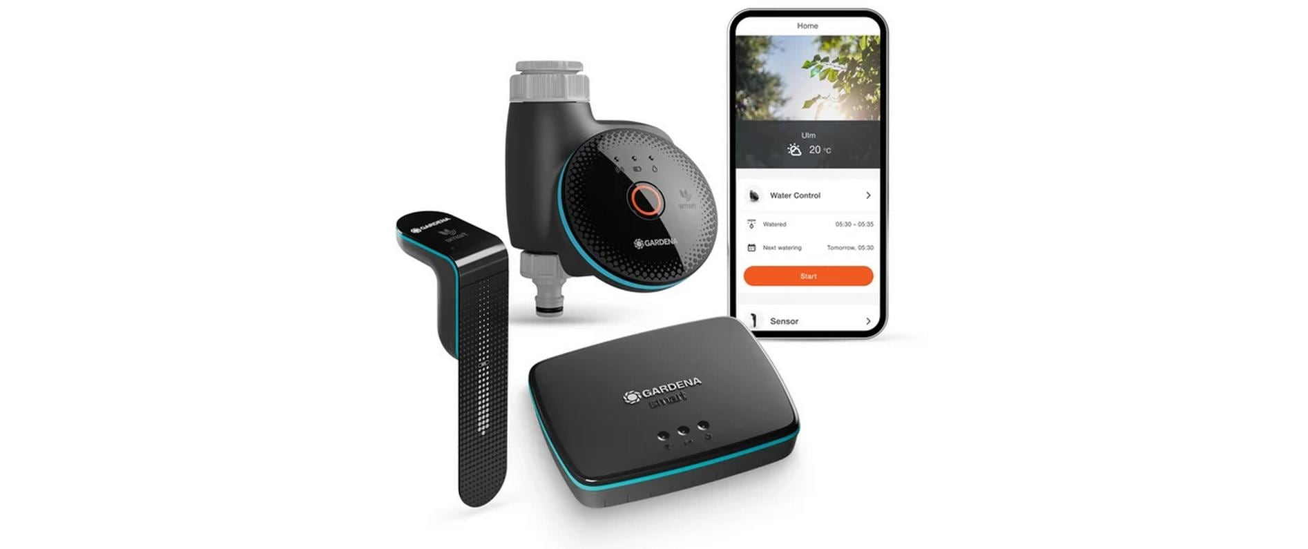 GARDENA Bewässerungssteuerung smart Sensor Control Set