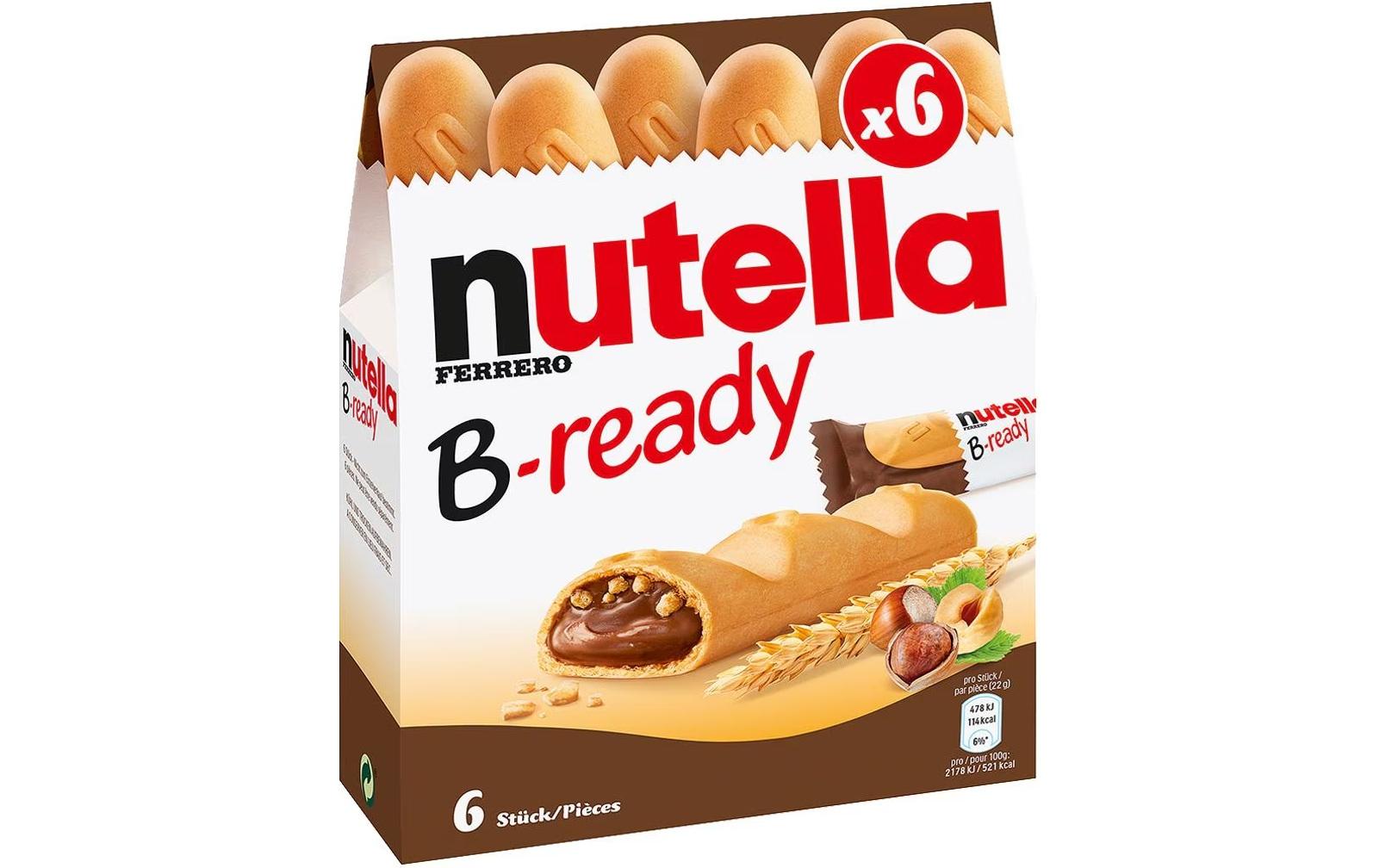 Ferrero Int. Riegel Nutella B-ready 132 g