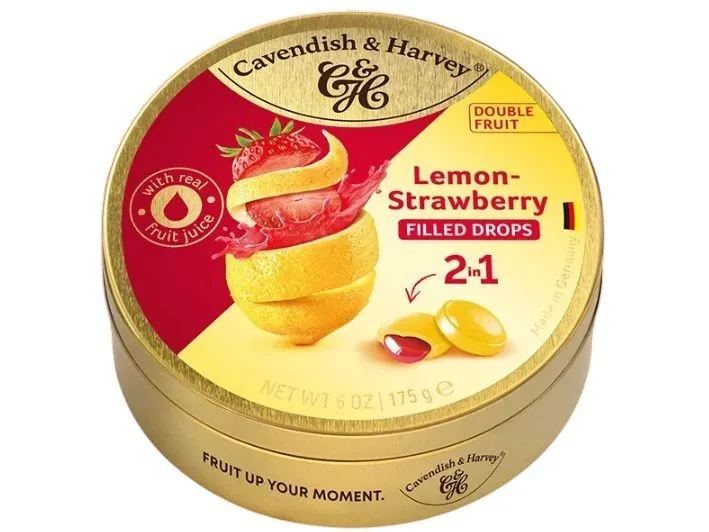 Cavendish & Harvey Double Fruit Drops 175 g Cavendish & Harvey Double Fruit Drops 175 g