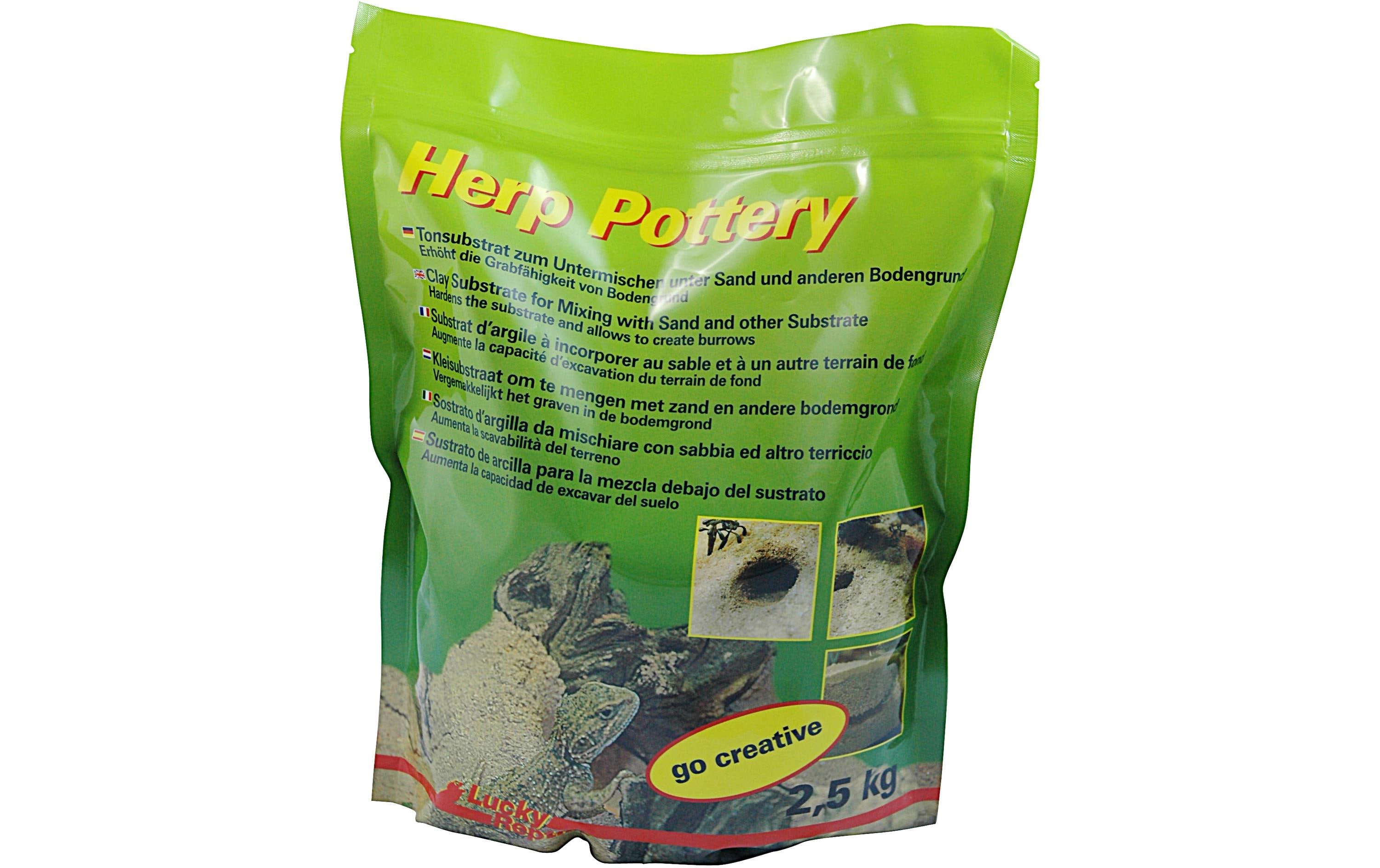 Lucky Reptile Bodensubstrat Herp Pottery 2.5 kg Lucky Reptile Bodensubstrat Herp Pottery 2.5 kg