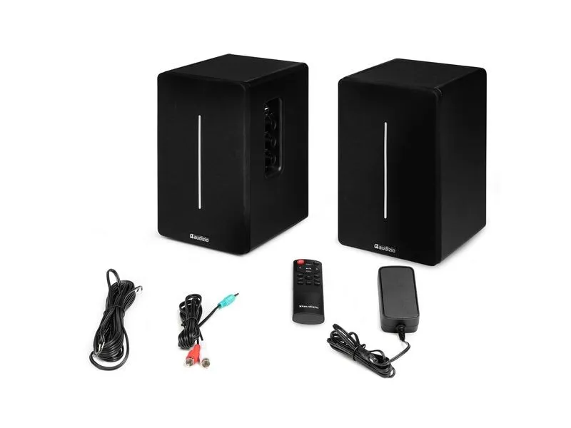 Audizio Regallautsprecher KS01B 120W, BT, Schwarz Audizio Regallautsprecher KS01B 120W, BT, Schwarz