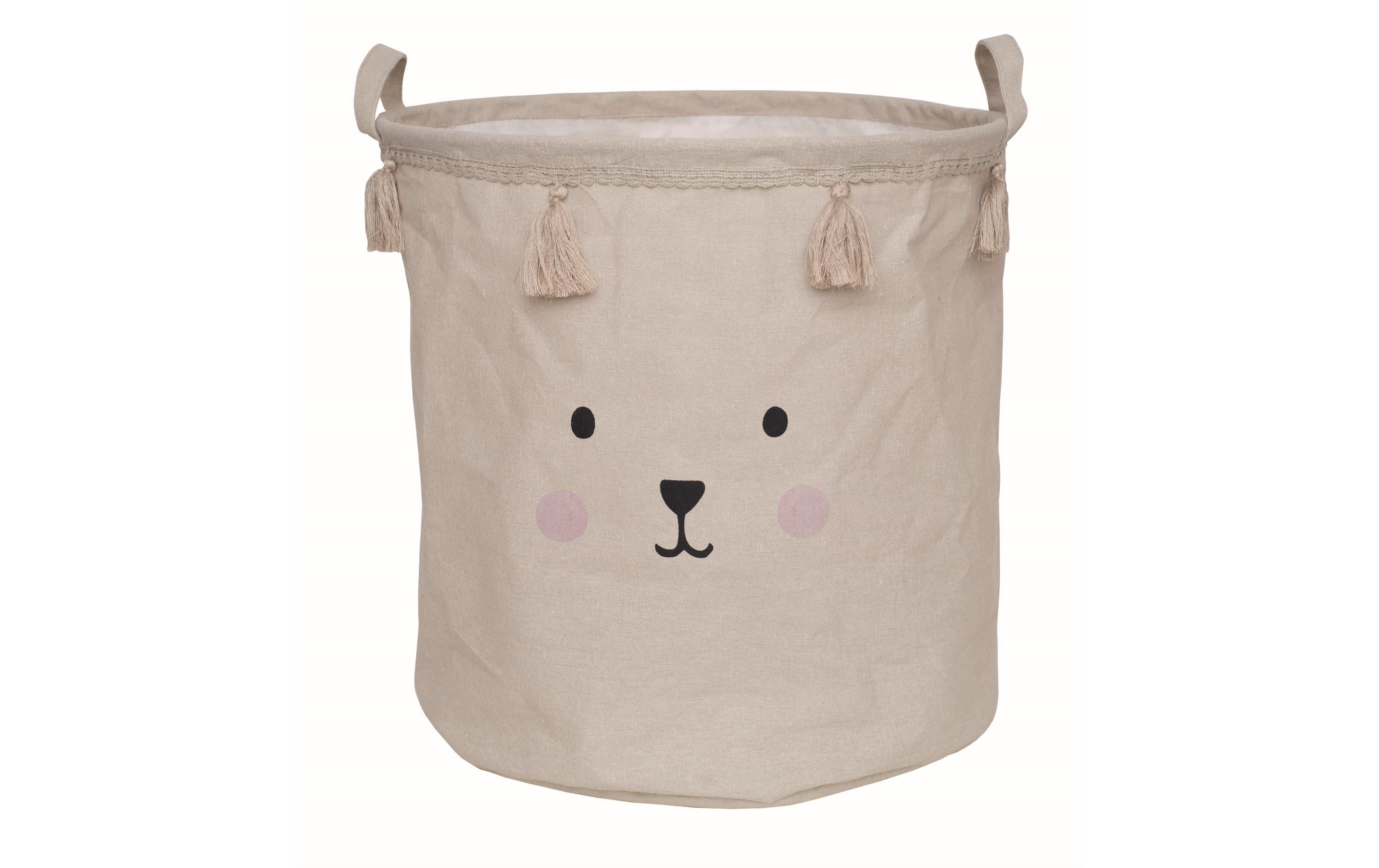 Jabadabado Spielzeugkorb Aufbewahrungskorb Teddy, Mehrfarbig Jabadabado Spielzeugkorb Aufbewahrungskorb Teddy, Mehrfarbig