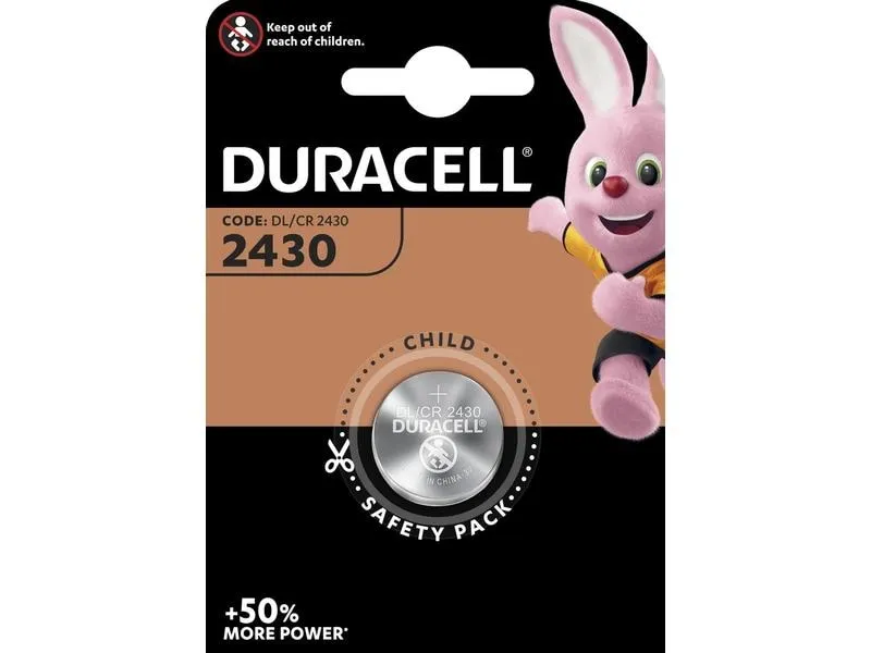 Duracell Knopfzelle Lithium CR2430 1 Stück