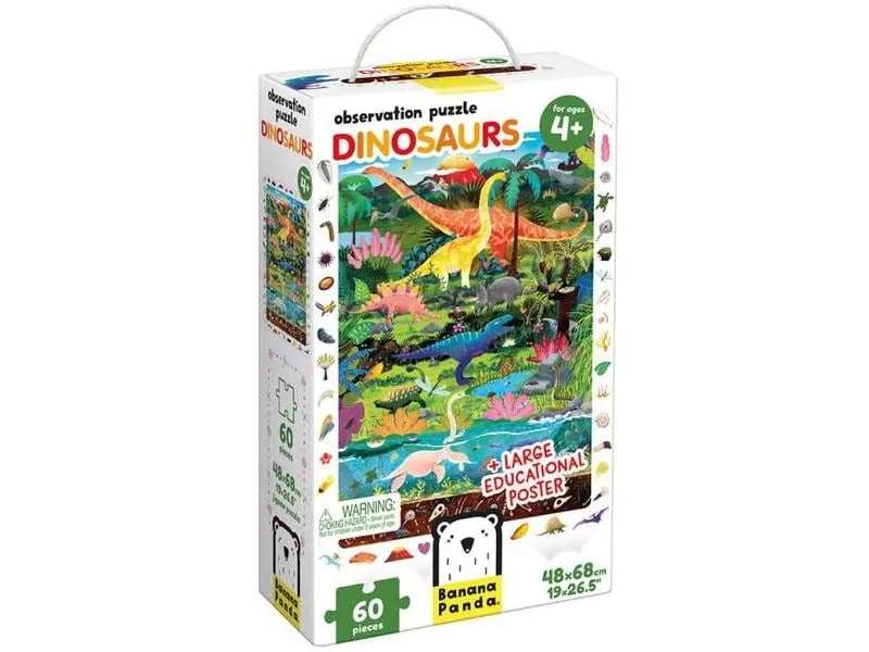 Banana Panda Puzzle Observation Dinosaurs Banana Panda Puzzle Observation Dinosaurs