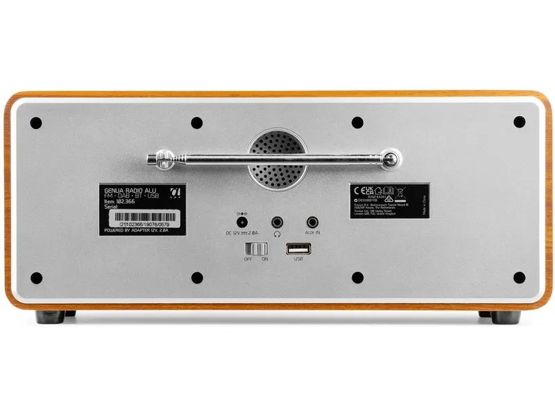 Audizio DAB+ Radio Genua Silber Audizio DAB+ Radio Genua Silber