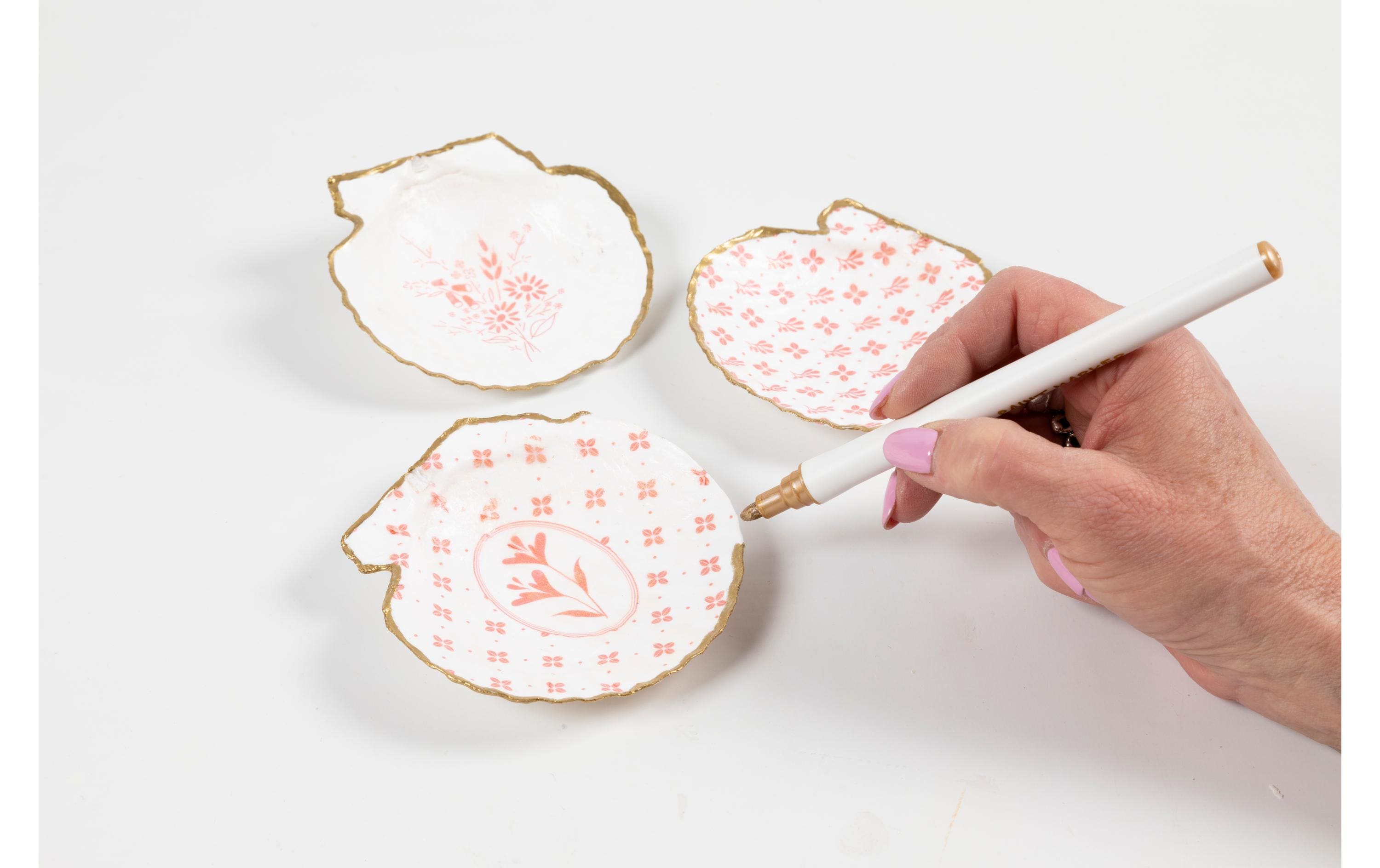 Creativ Company Bastelset Decopatch Muschel-Schalen