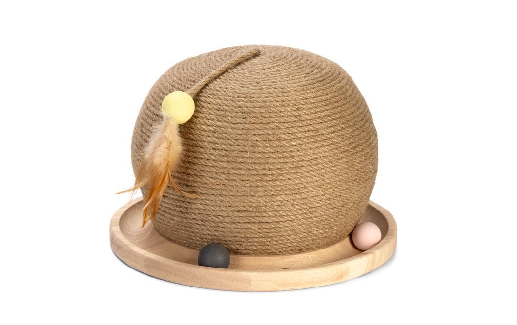 Designed by Lotte Kratz + Spielball 29,5 x 29,5 x 22 cm, braun Designed by Lotte Kratz + Spielball 29,5 x 29,5 x 22 cm, braun