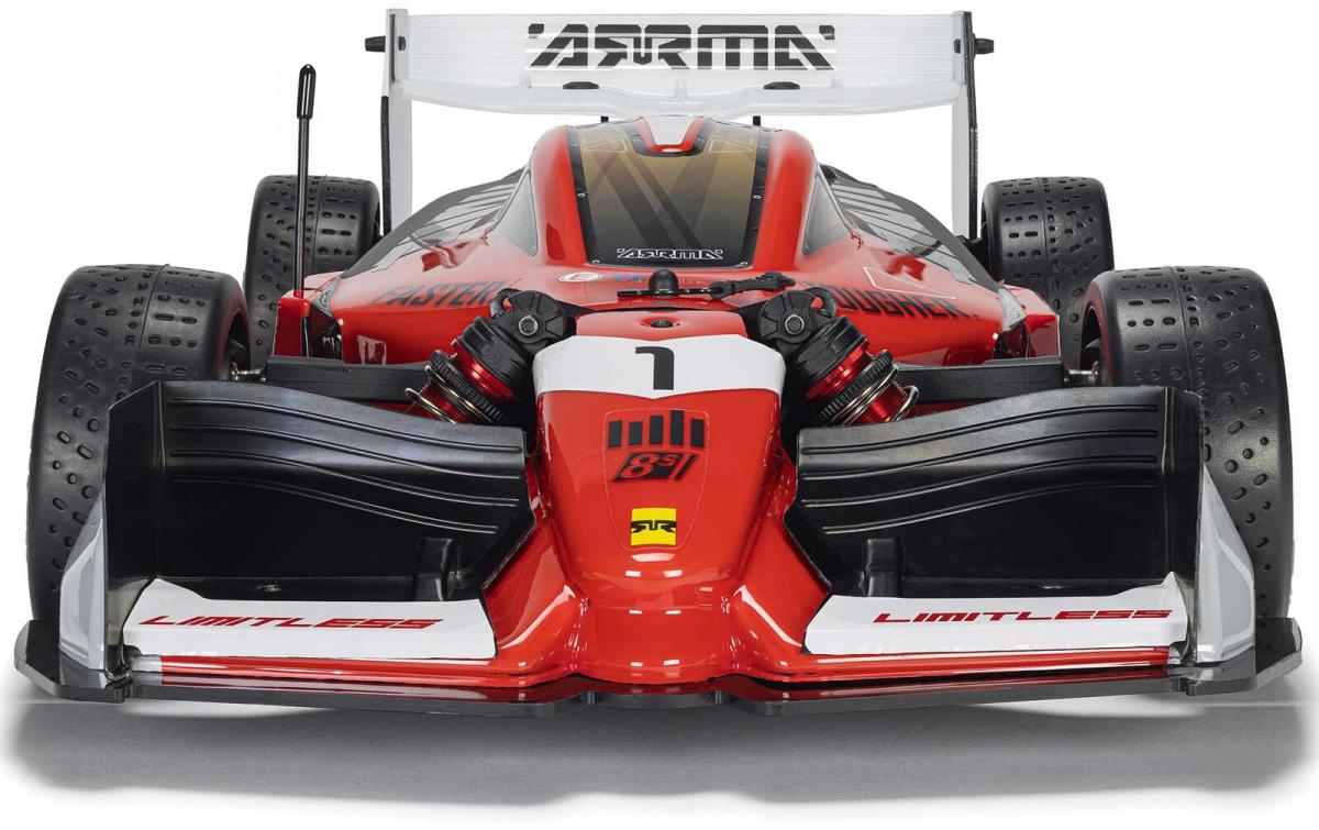 Arrma Formel 1 Limitless 8s ARTR 1:7 - Rot / Schwarz