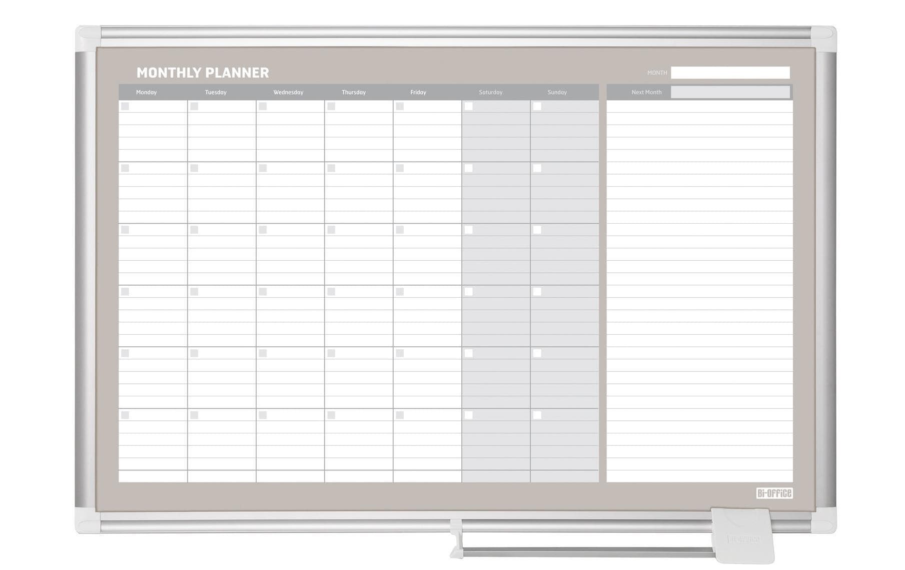 Bi-Office Magnethaftendes Whiteboard 60 cm x 90 cm, Weiss Bi-Office Magnethaftendes Whiteboard 60 cm x 90 cm, Weiss