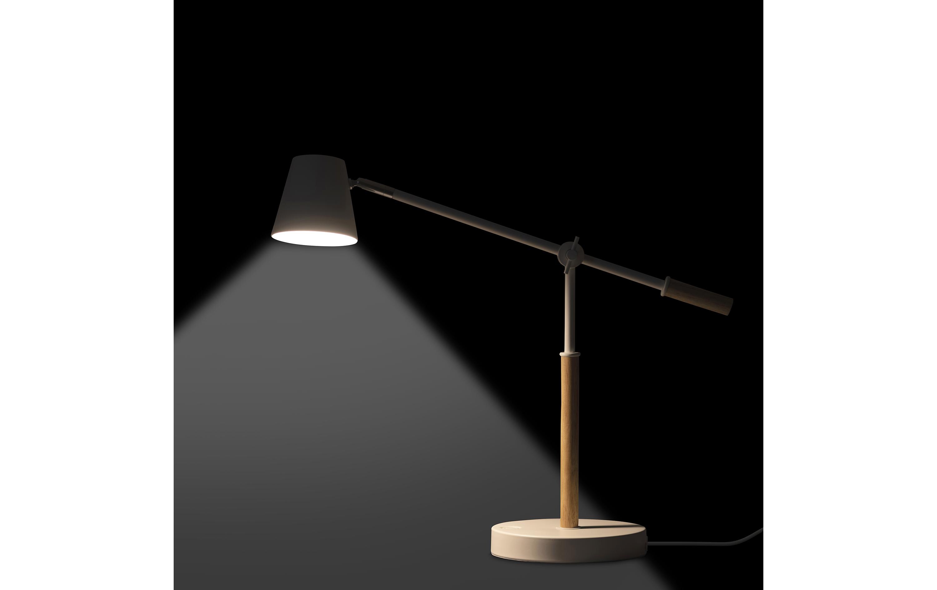 UNiLUX Schreibtischleuchte Vicky 997 lm, Weiss