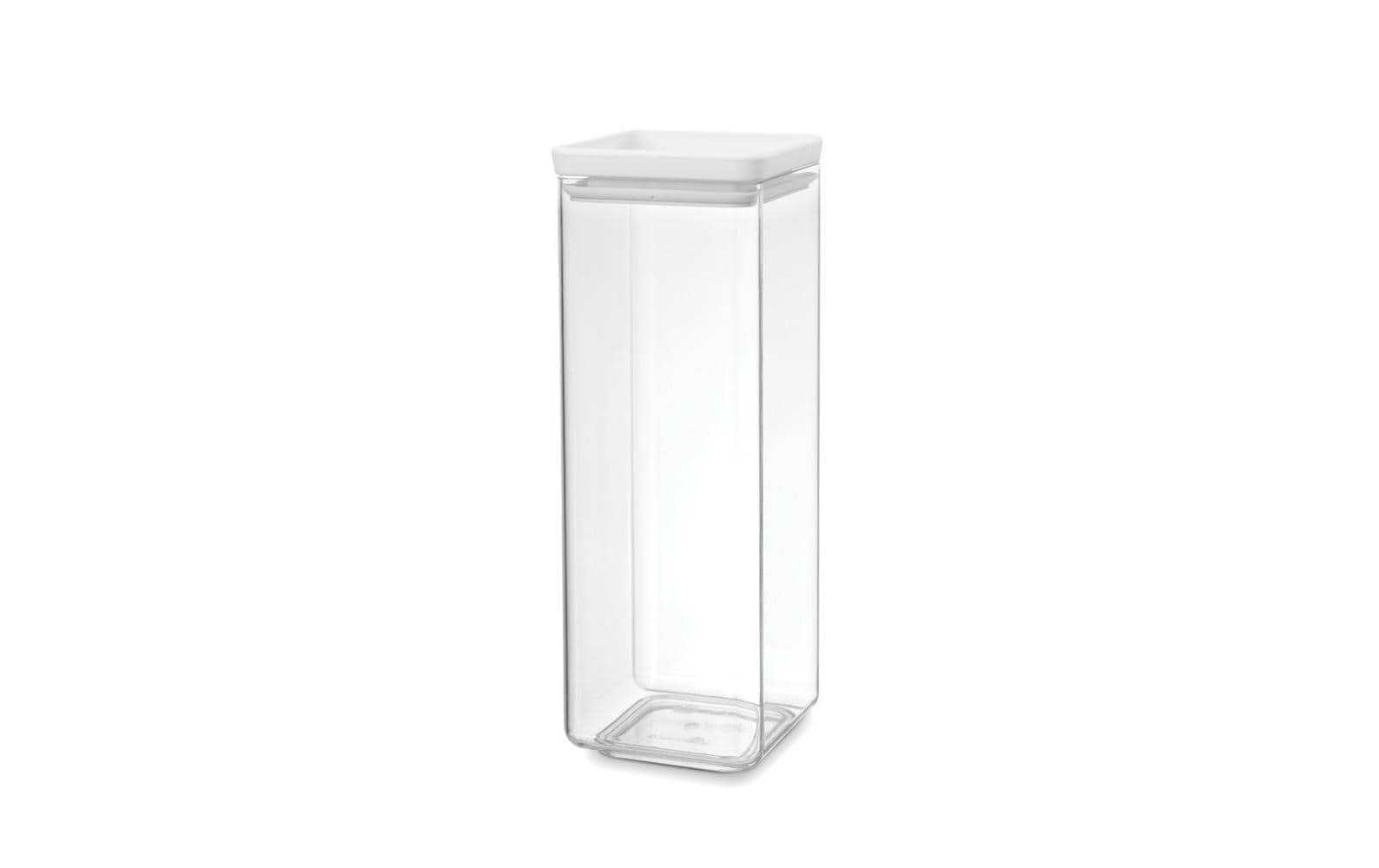 Brabantia Vorratsbehälter Tasty 2.5 l, Transparent/Weiss