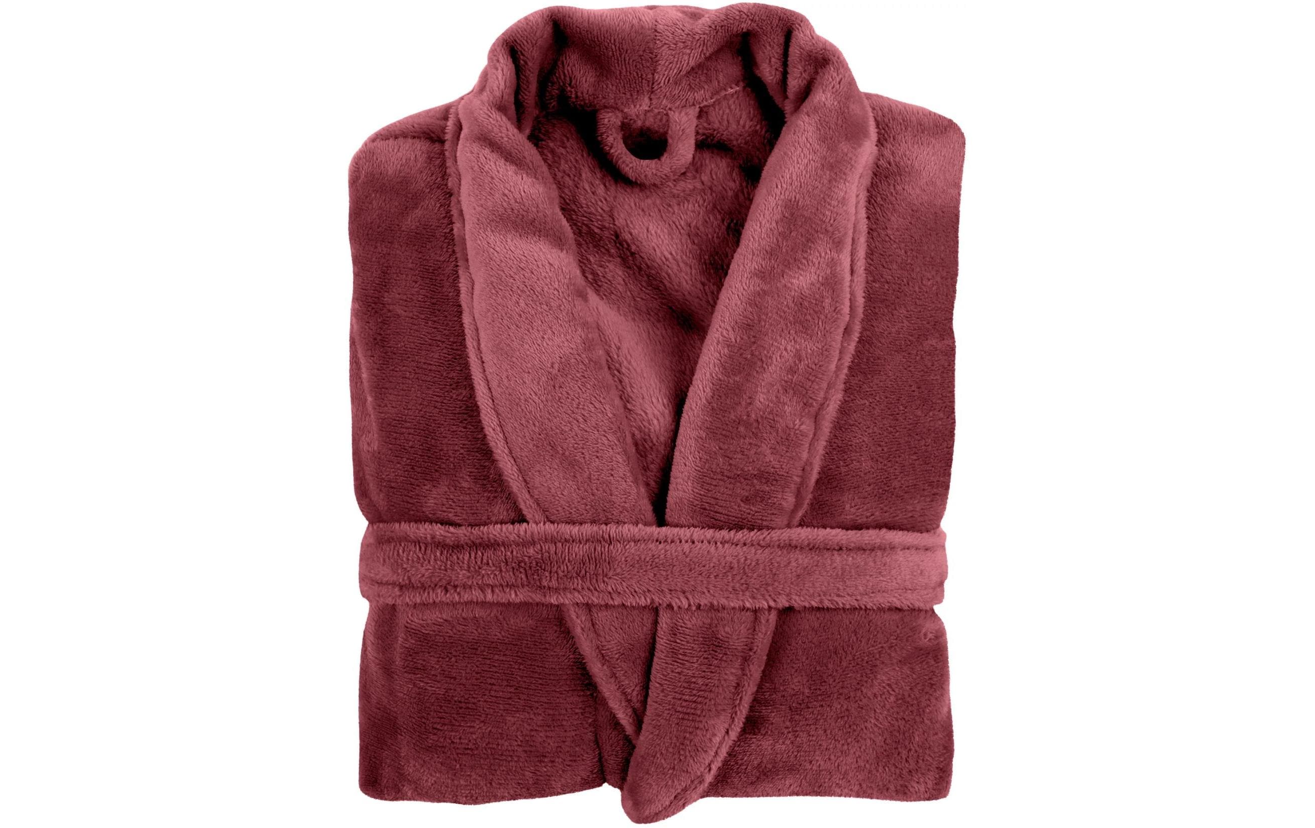 Tiseco Bademantel Cosy S/M, Bordeaux