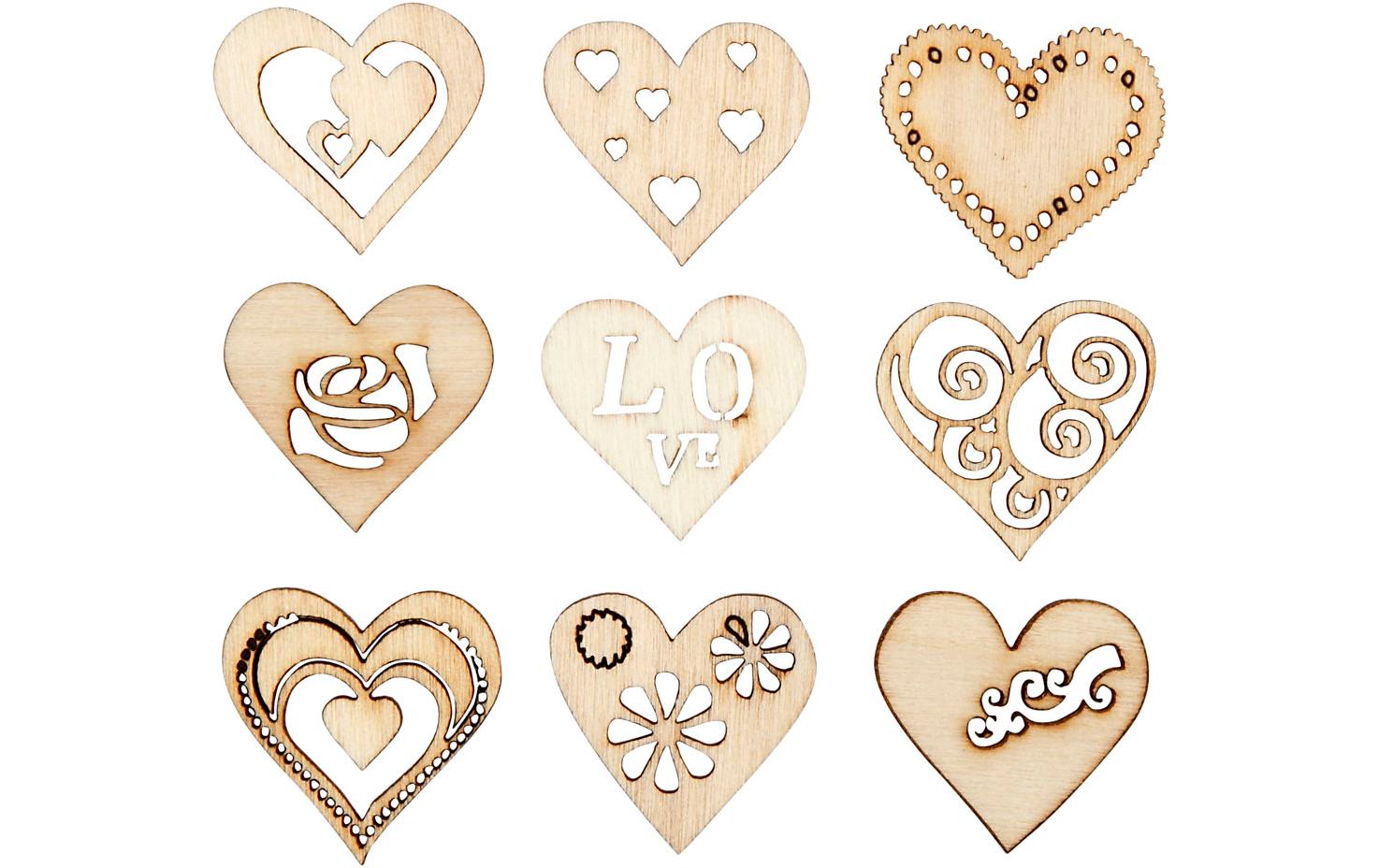 Creativ Company Streudeko Herzen 45 Stück