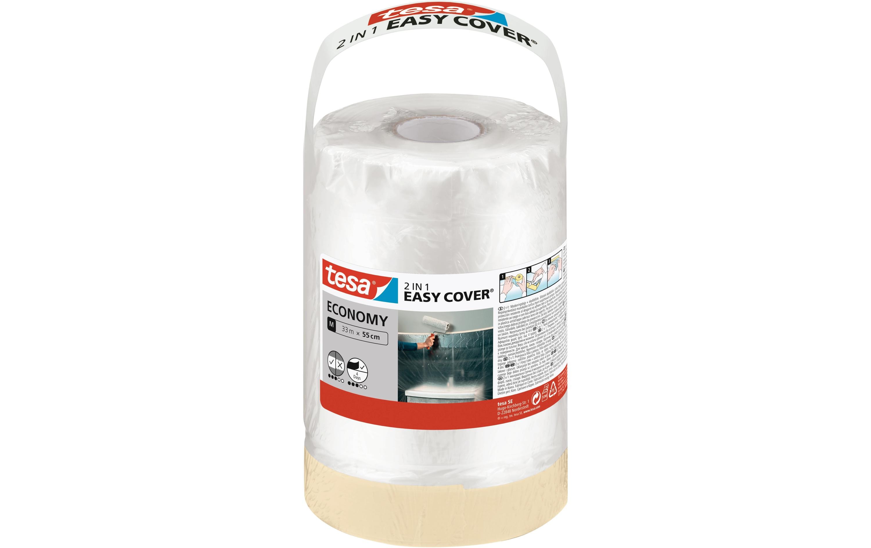 tesa Abdeckfolie Easy Cover Economy Refill 33m x 55 cm tesa Abdeckfolie Easy Cover Economy Refill 33m x 55 cm