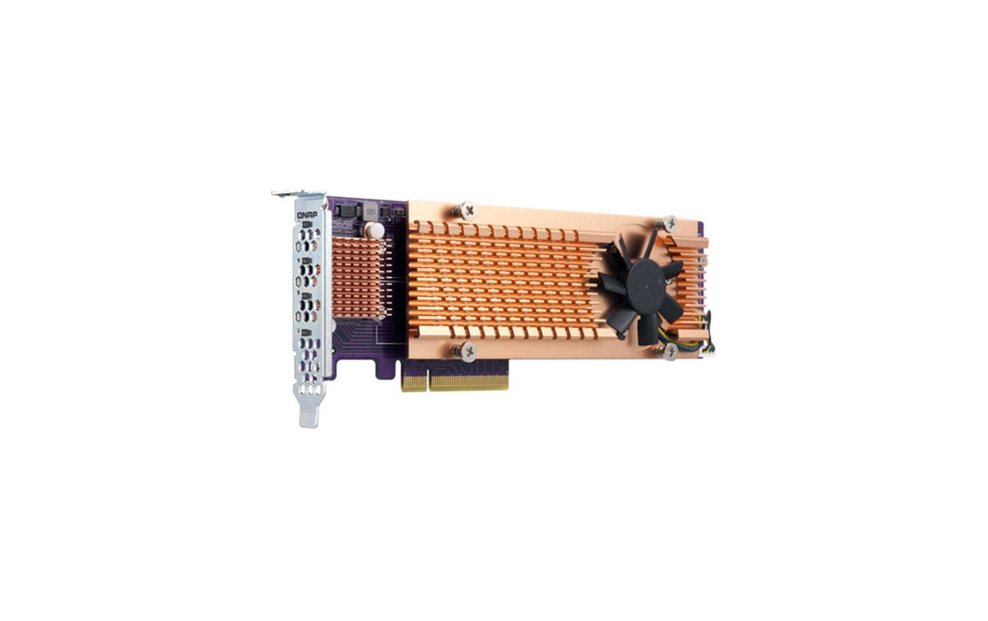 QNAP Erweiterungskarte Quad NVMe SSD M.2 2280 QNAP Erweiterungskarte Quad NVMe SSD M.2 2280