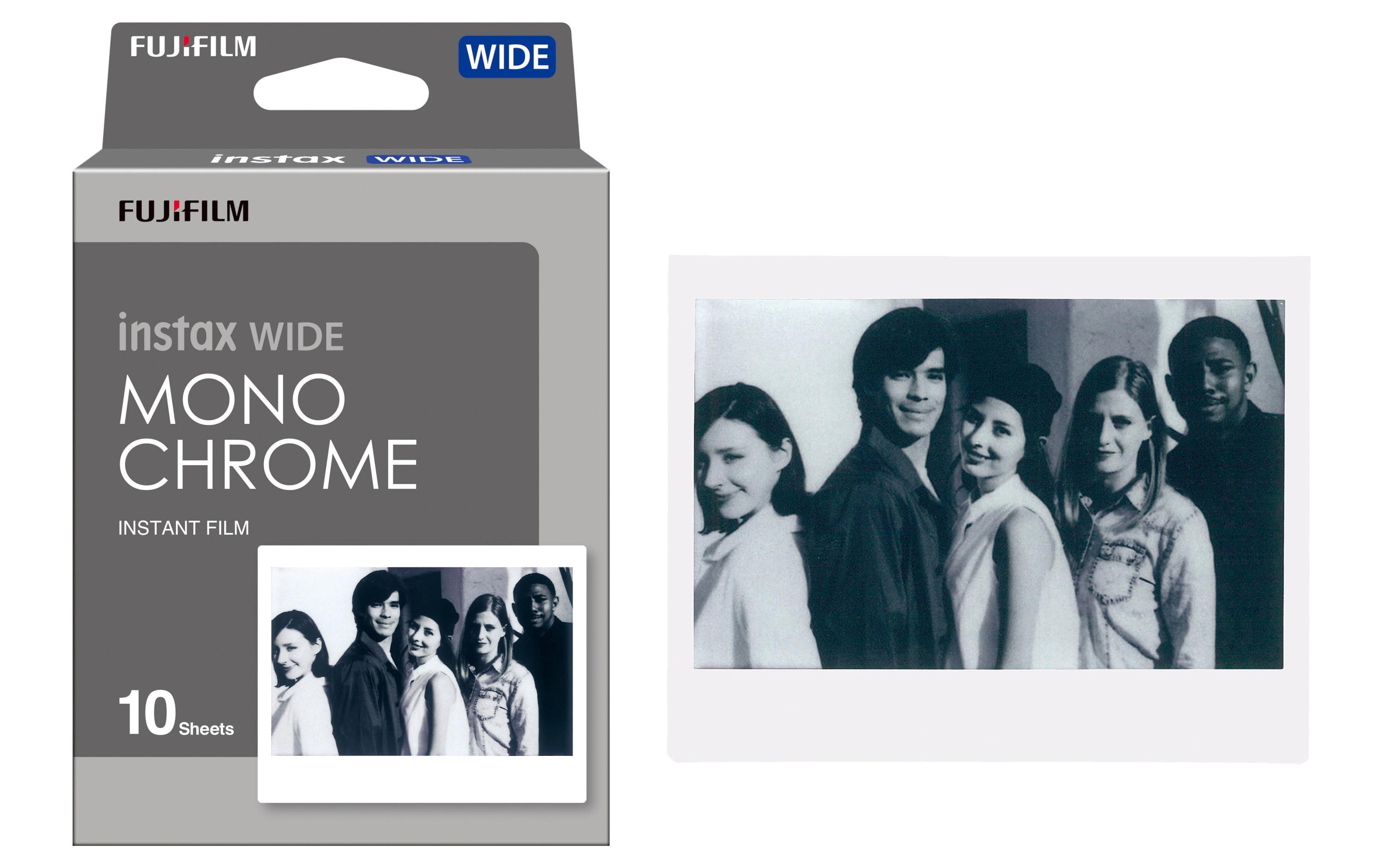 Fujifilm Sofortbildfilm Instax Wide Monochrome 10 Blatt