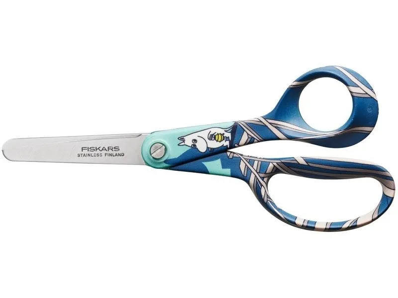 Fiskars Kinderschere Moomintroll 13 cm, Petrol