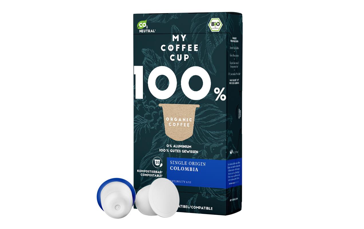 My-CoffeeCup Kaffeekapseln Bio Single Origin Colombia 10 Stück