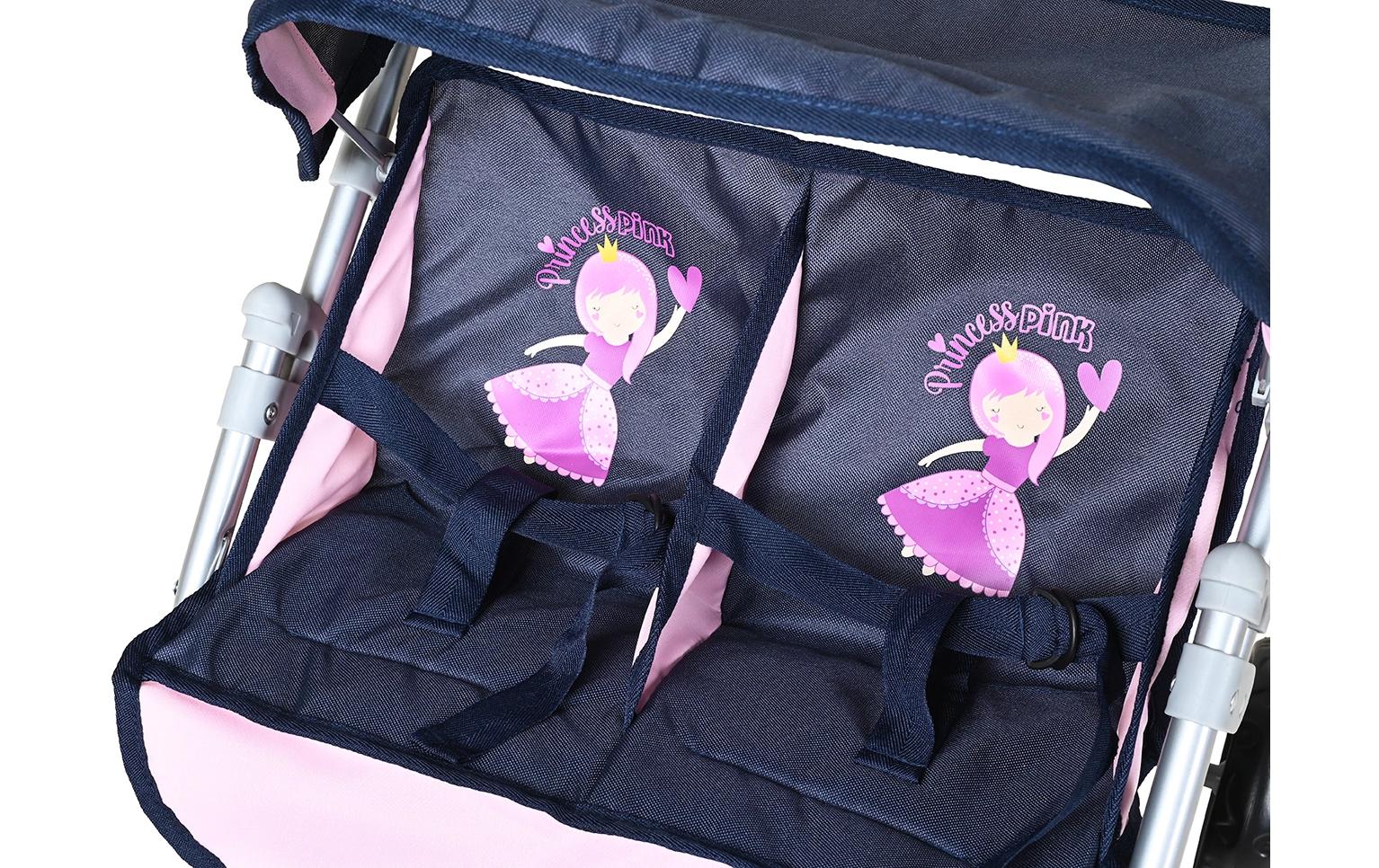 Knorrtoys Zwillingspuppenwagen Princess Blue