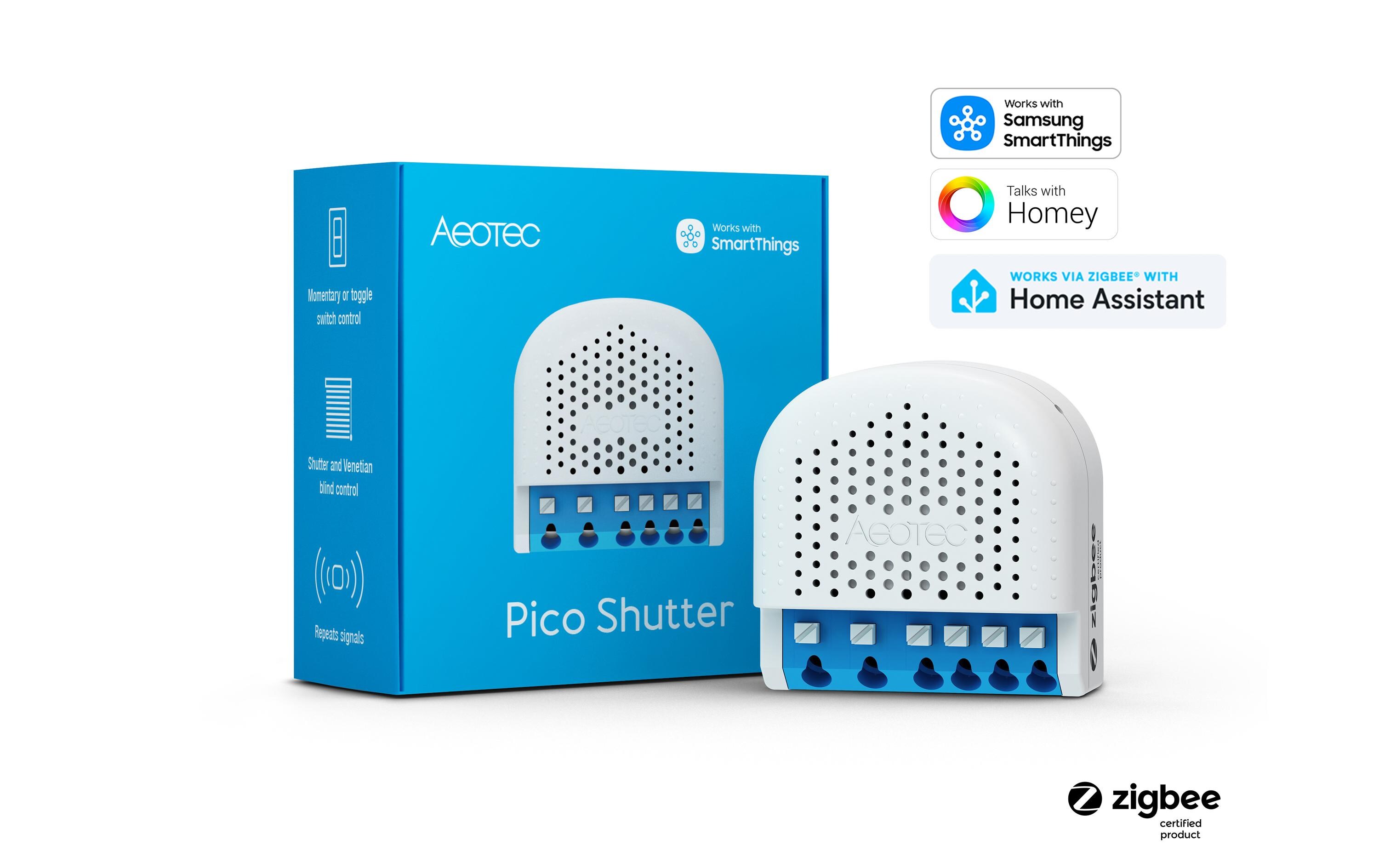 Aeotec Pico Shutter Zigbee