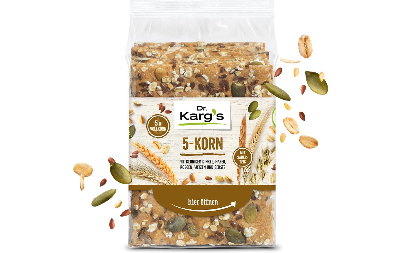 Dr. Karg's Knäckebrot 5-Korn 200 g