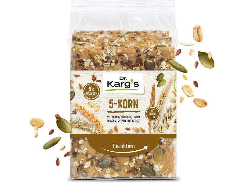 Dr. Karg's Knäckebrot 5-Korn 200 g