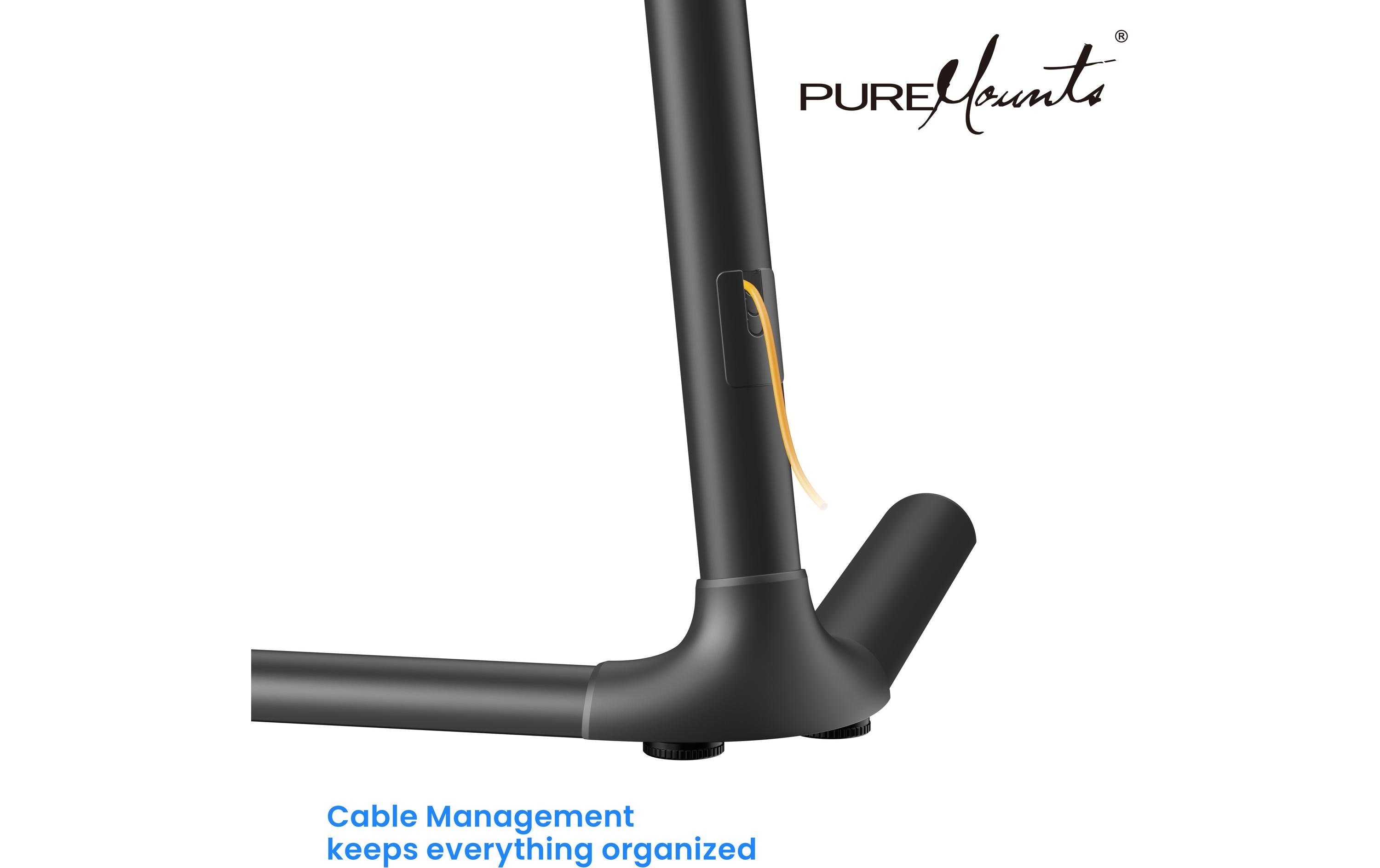 PureMounts Standfuss PM-TVS-40 Schwarz