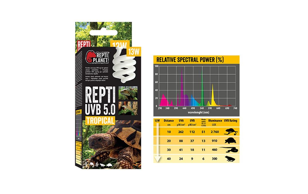 Repti Planet Terrarienlampe Sparlampe 5.0 13 W