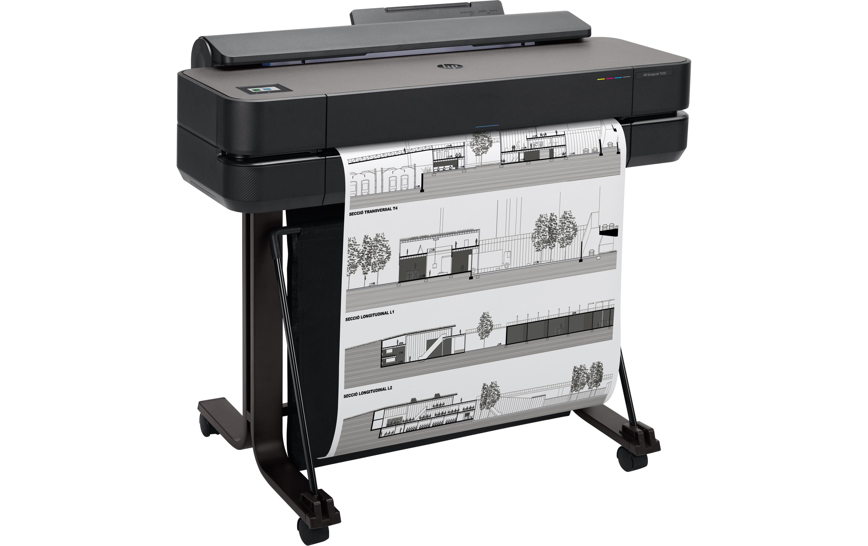 HP Grossformatdrucker DesignJet T650 - 24