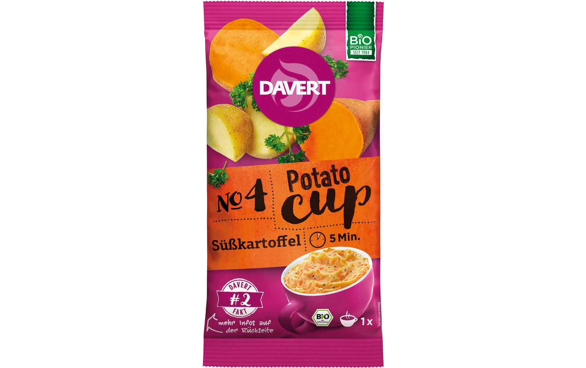 Davert Potato-Cup Süsskartoffel 57 g