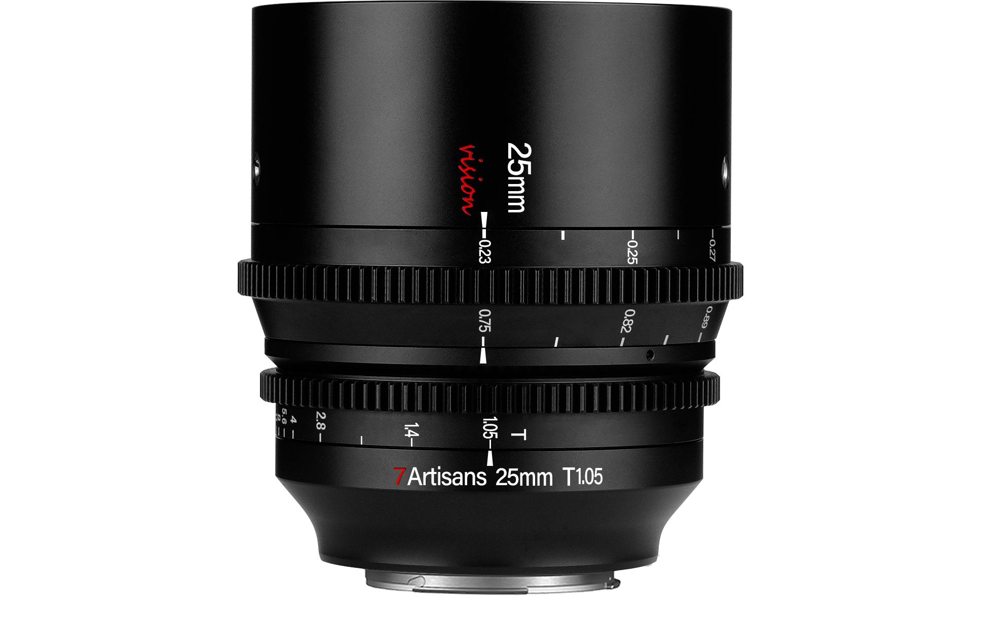 7Artisans Festbrennweite 25mm T/1.05 – Canon RF