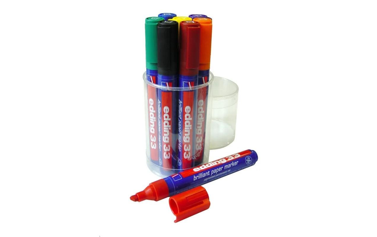 edding Flipchart-Marker 33 8 Stück, Mehrfarbig