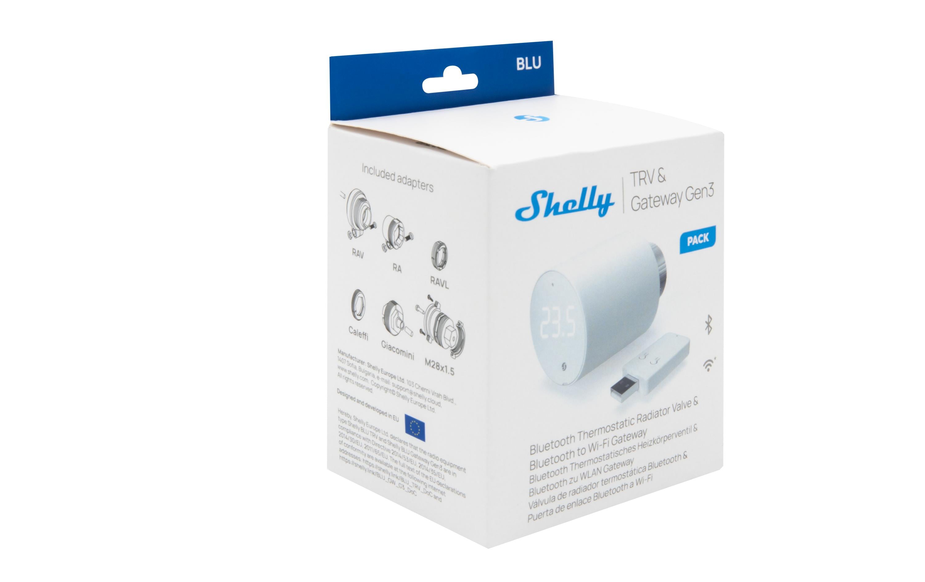 Shelly Smarter Thermostat 1 BLU TRV