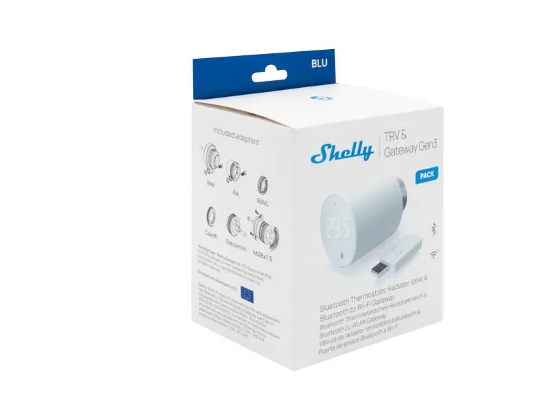 Shelly Smarter Thermostat 1 BLU TRV Shelly Smarter Thermostat 1 BLU TRV