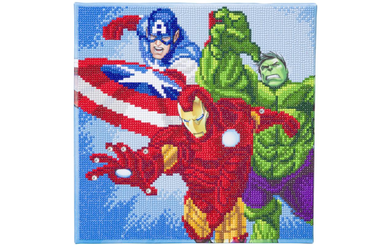 CRAFT Buddy Bastelset Crystal Art Marvel Avengers 30 x 30 cm