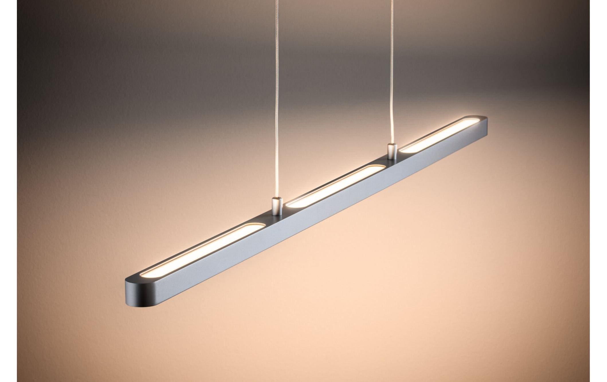 Paulmann LED Pendelleuchte URail Lento Zigbee, 42W, 2700-6500K, Chrom