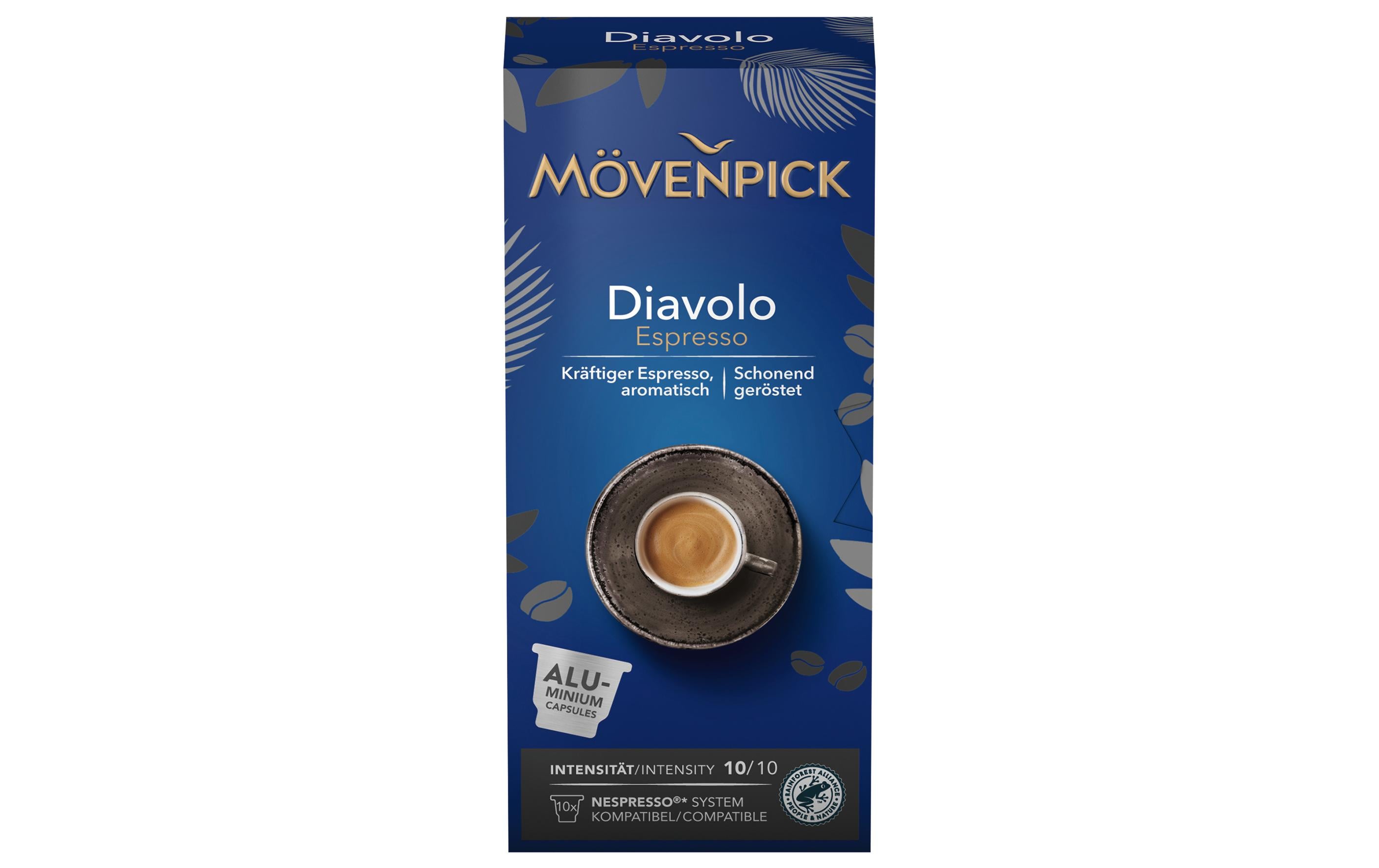 Mövenpick Kaffeekapseln Diavolo Espresso 10 Stück