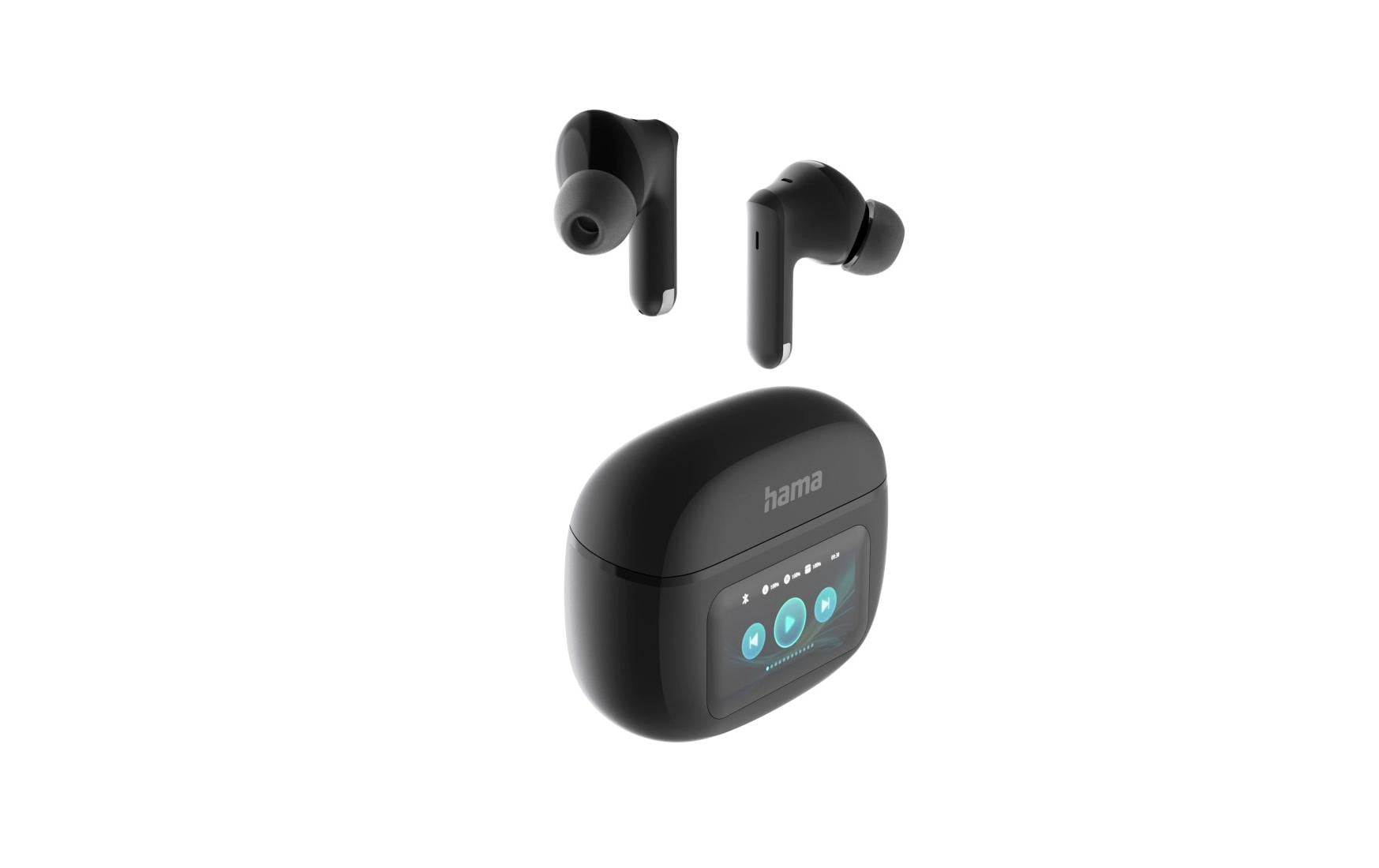 Hama In-Ear-Kopfhörer Spirit Touch ANC mit Display Schwarz
