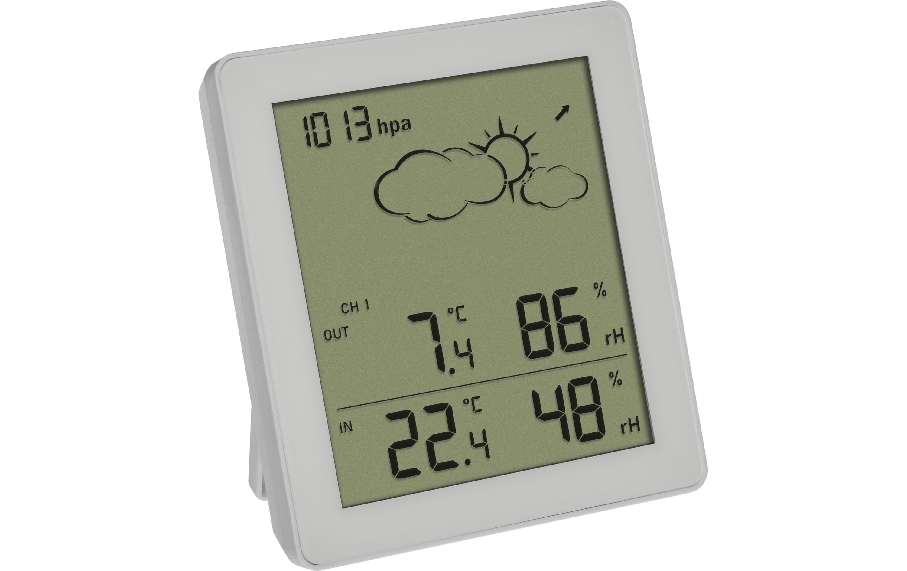 TFA Dostmann Wetterstation Clear Weiss