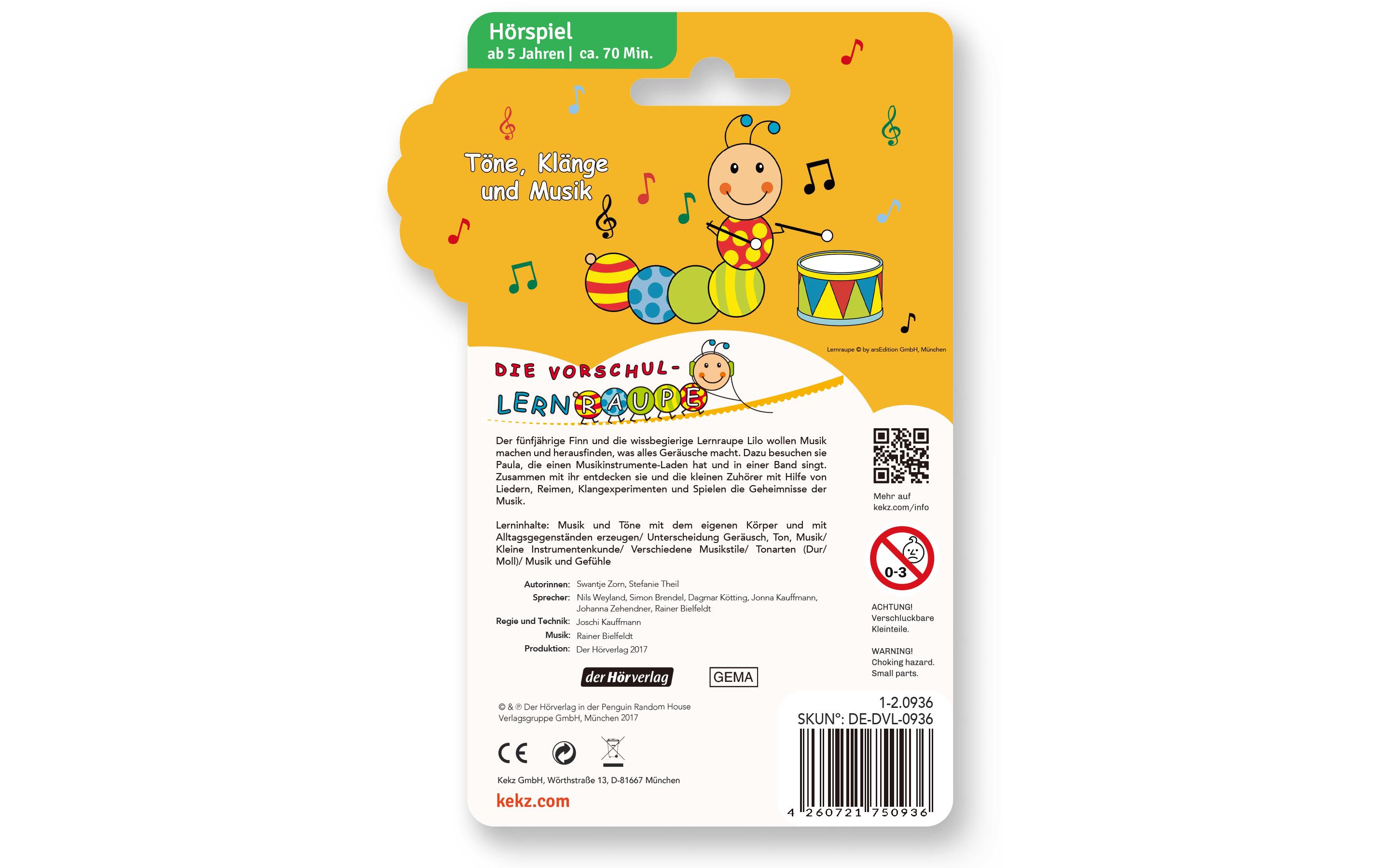 Kekz Audiochip Die Vorschul-Lernraupe Kekz Audiochip Die Vorschul-Lernraupe